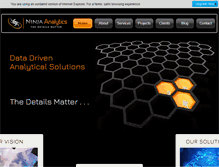 Tablet Screenshot of ninja-analytics.com